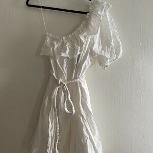 RHODE X TARGET One Shoulder Godet Mini Dress Size M